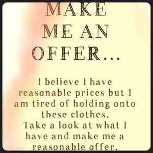 Everything in my closet!!